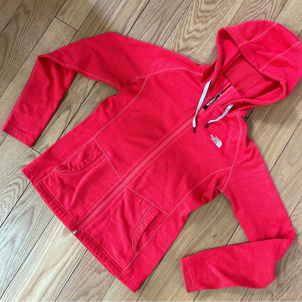 North Face zip up hoodie